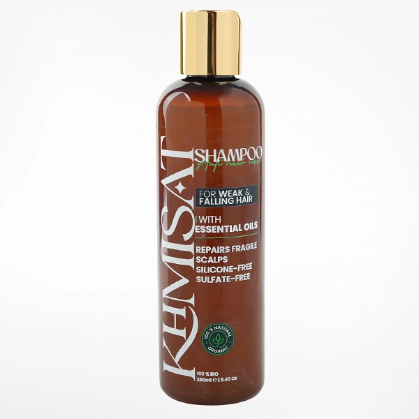 Anti-hair loss shampoo with essential oils